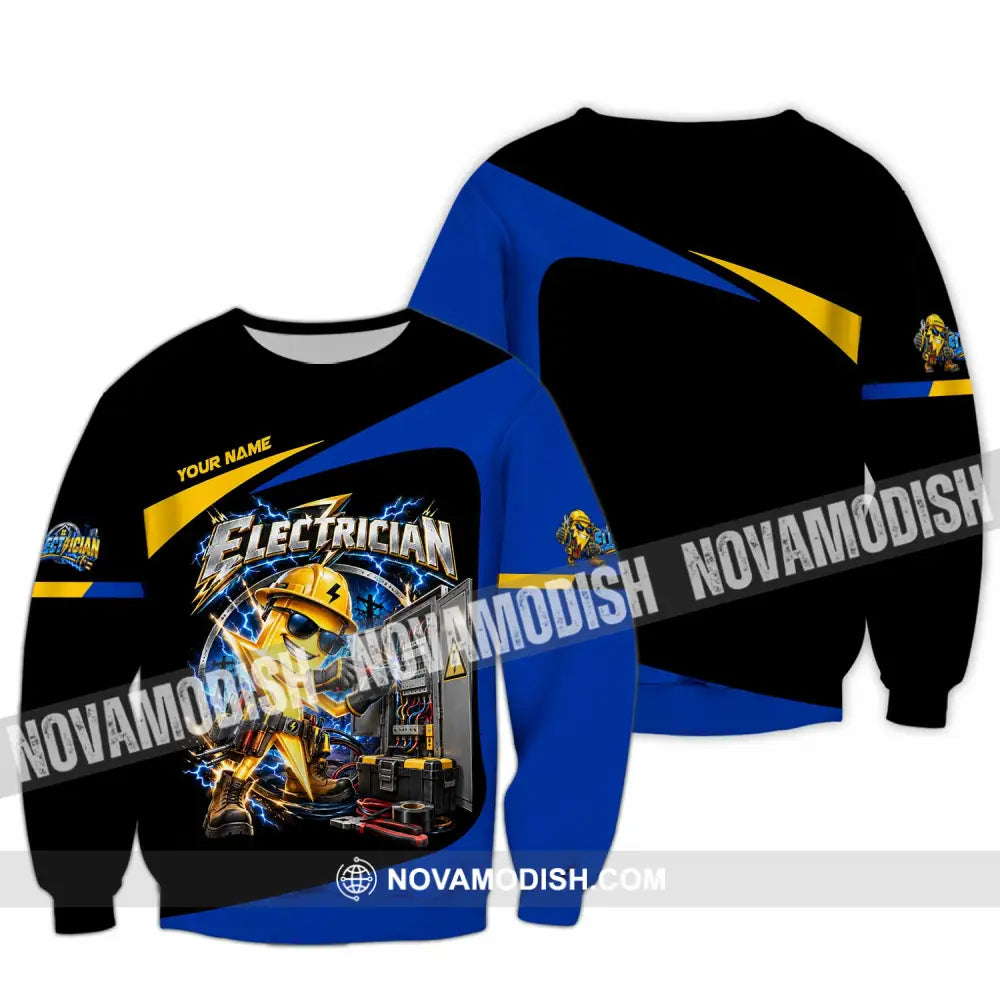 Unisex Shirt - Custom Electrician Shirt - Long Sleeve / S - T-shirt