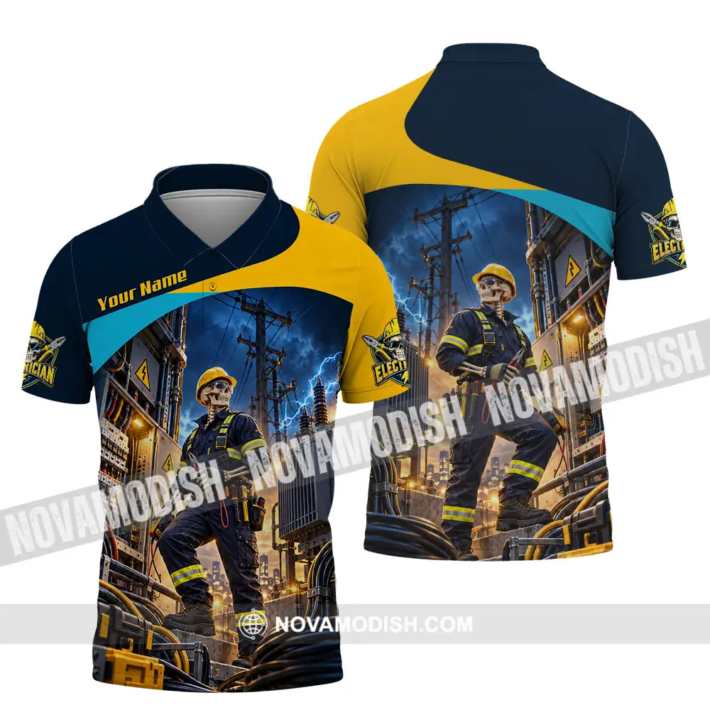 Unisex Shirt - Custom Electrician Shirt - Polo Shirt / S - T-shirt