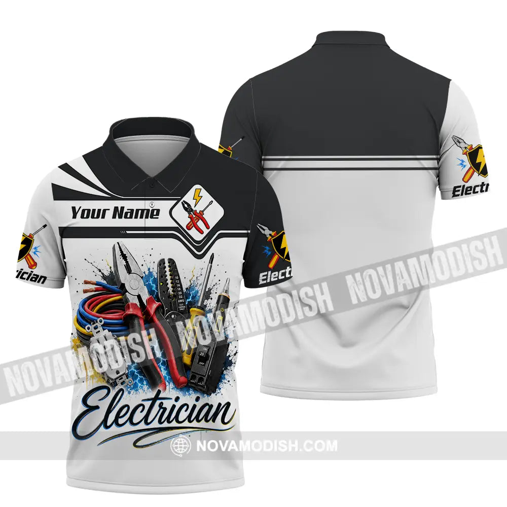 Unisex Shirt - Custom Electrician Shirt - Polo Shirt / S - T-shirt