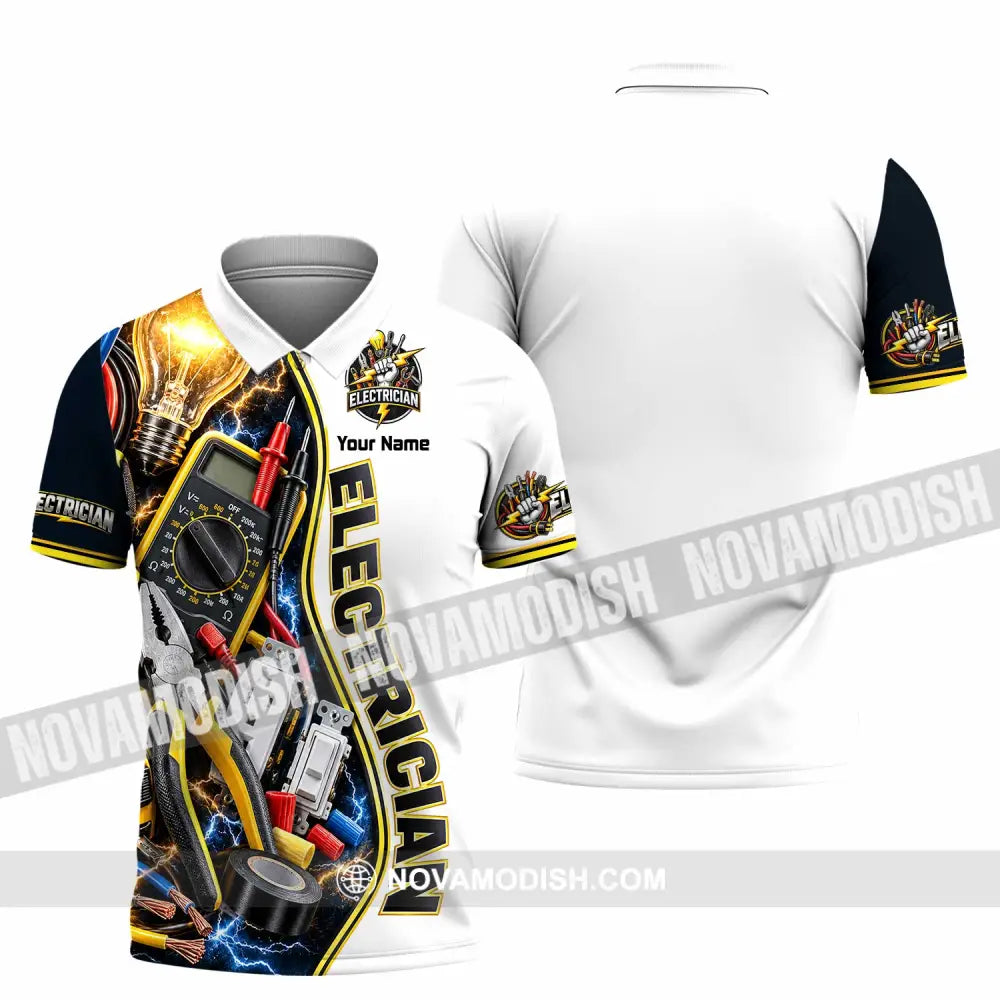 Unisex Shirt - Custom Electrician Shirt - Polo Shirt / S - T-shirt