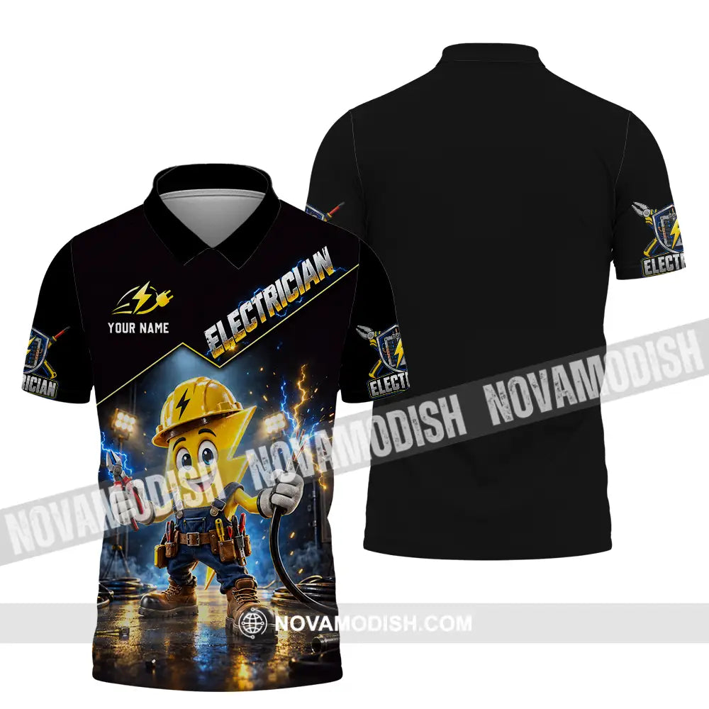 Unisex Shirt - Custom Electrician Shirt - Polo Shirt / S - T-shirt