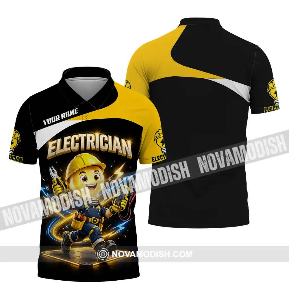 Unisex Shirt - Custom Electrician Shirt - Polo Shirt / S - T-shirt