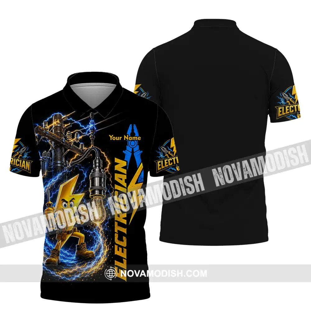 Unisex Shirt - Custom Electrician Shirt - Polo Shirt / S - T-shirt