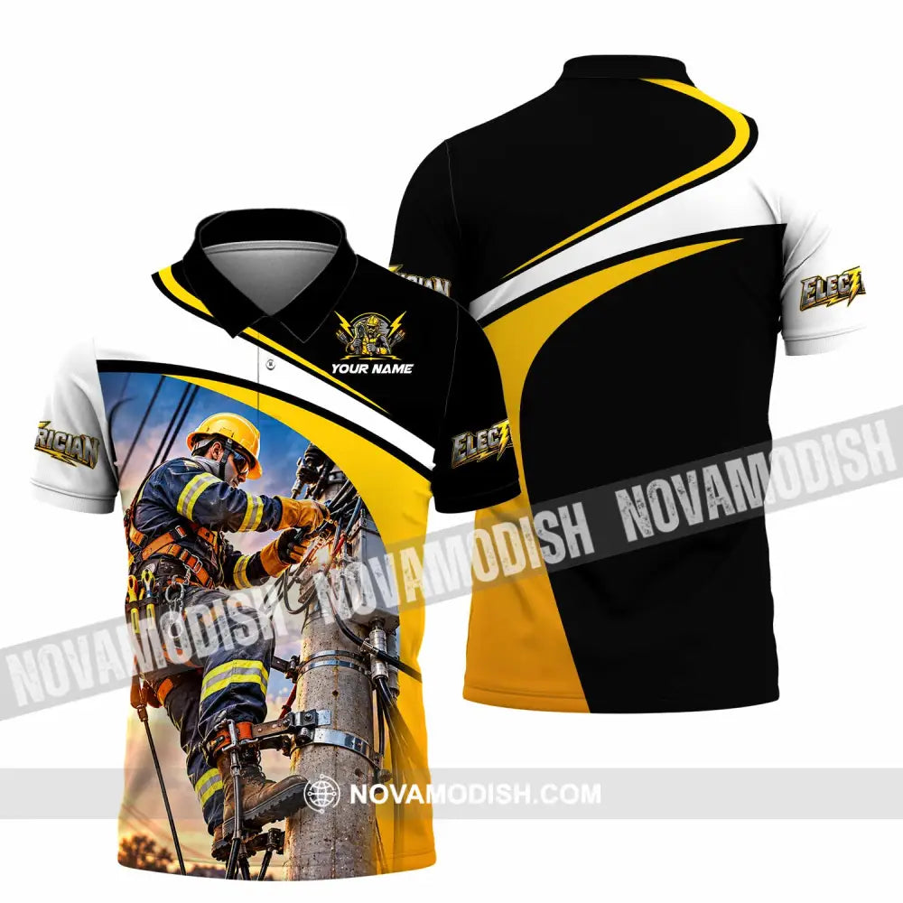 Unisex Shirt - Custom Electrician Shirt - Polo Shirt / S - T-shirt