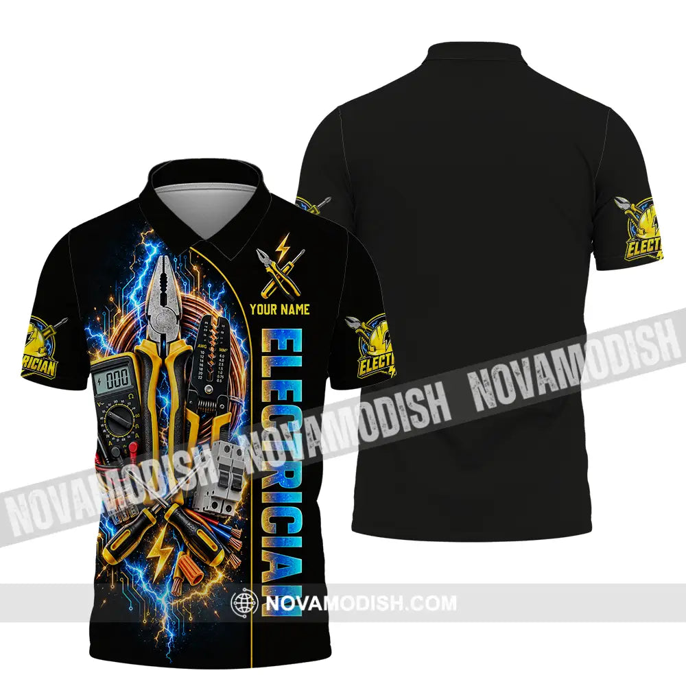 Unisex Shirt - Custom Electrician Shirt - Polo Shirt / S - T-shirt