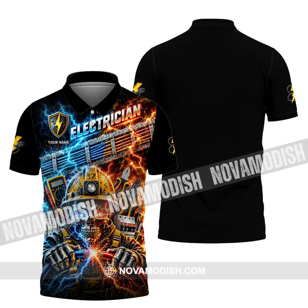 Unisex Shirt - Custom Electrician Shirt - Polo Shirt / S - T-shirt