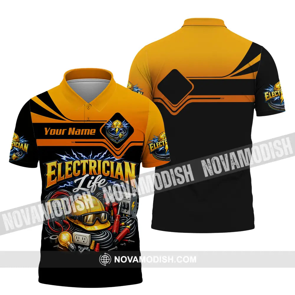 Unisex Shirt - Custom Electrician Shirt - Polo Shirt / S - T-shirt