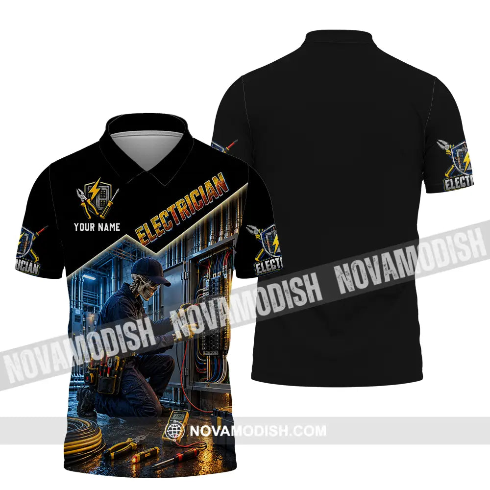 Unisex Shirt - Custom Electrician Shirt - Polo Shirt / S - T-shirt
