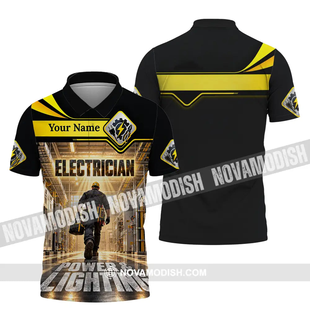 Unisex Shirt - Custom Electrician Shirt - Polo Shirt / S - T-shirt