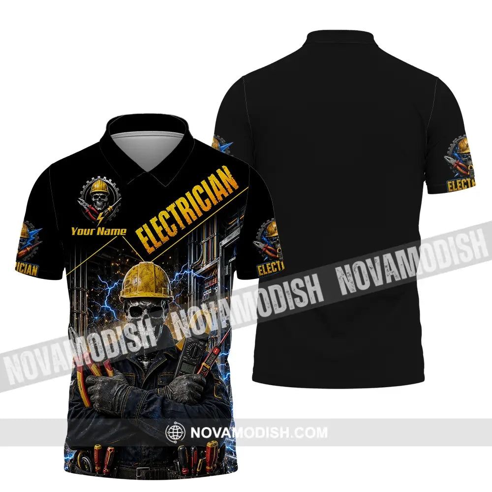 Unisex Shirt - Custom Electrician Shirt - Polo Shirt / S - T-shirt