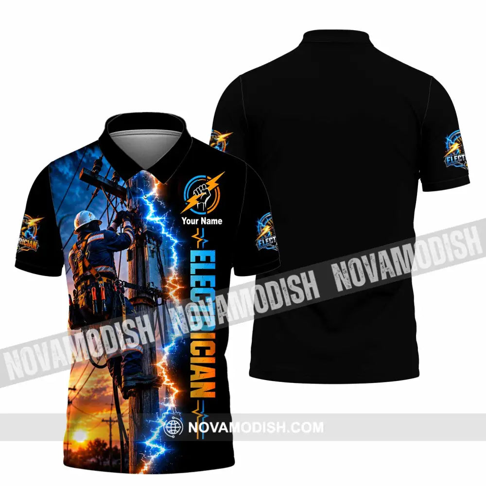 Unisex Shirt - Custom Electrician Shirt - Polo Shirt / S - T-shirt