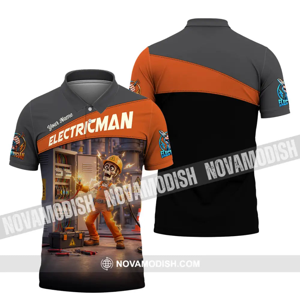 Unisex Shirt - Custom Electrician Shirt - Polo Shirt / S - T-shirt