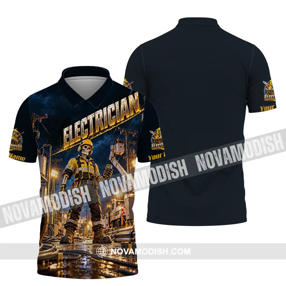 Unisex Shirt - Custom Electrician Shirt - Polo Shirt / S - T-shirt