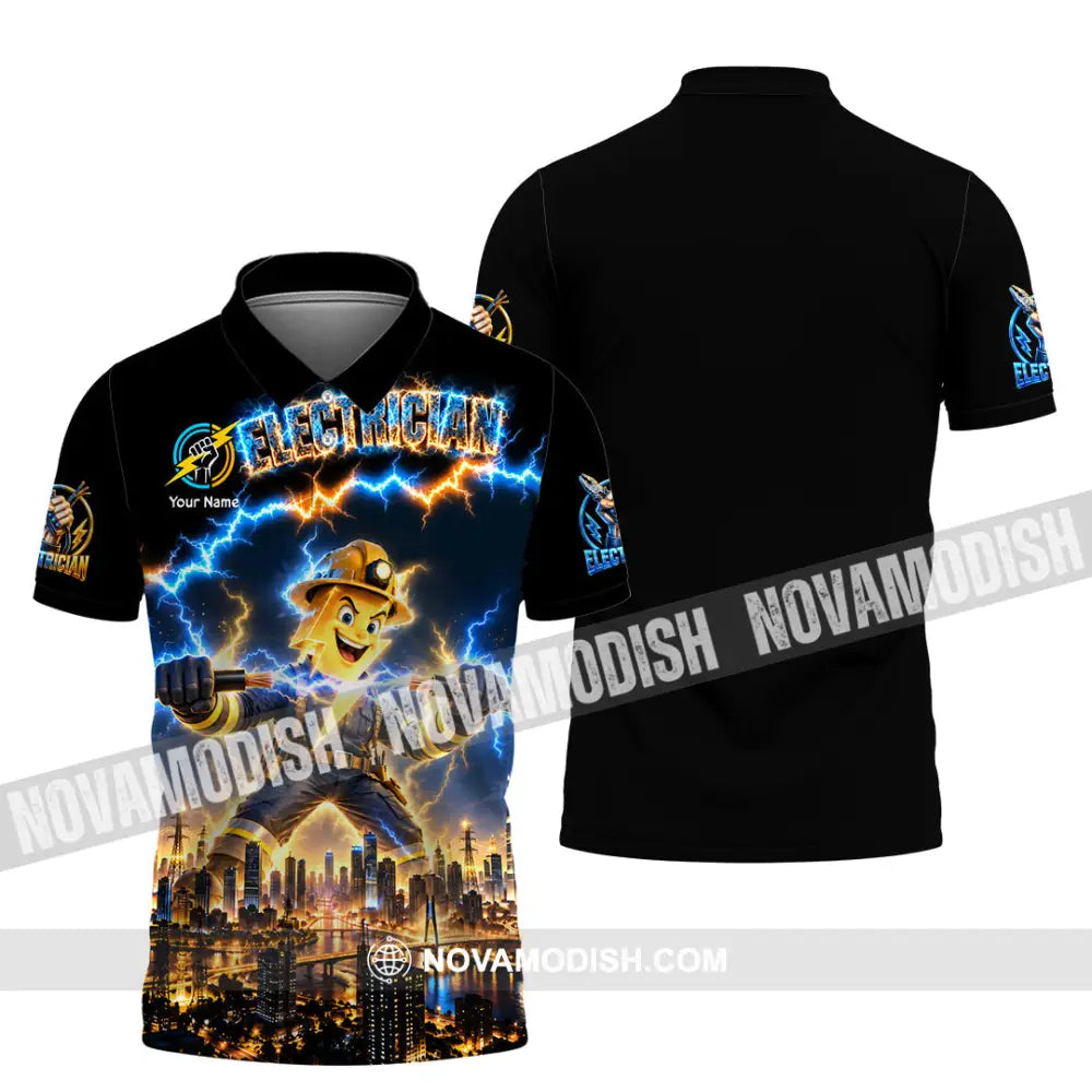 Unisex Shirt - Custom Electrician Shirt - Polo Shirt / S - T-shirt