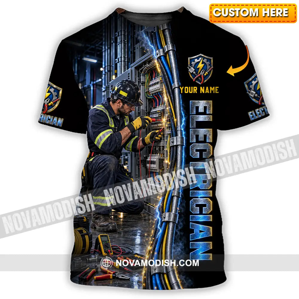 Unisex Shirt - Custom Electrician Shirt - T-shirt