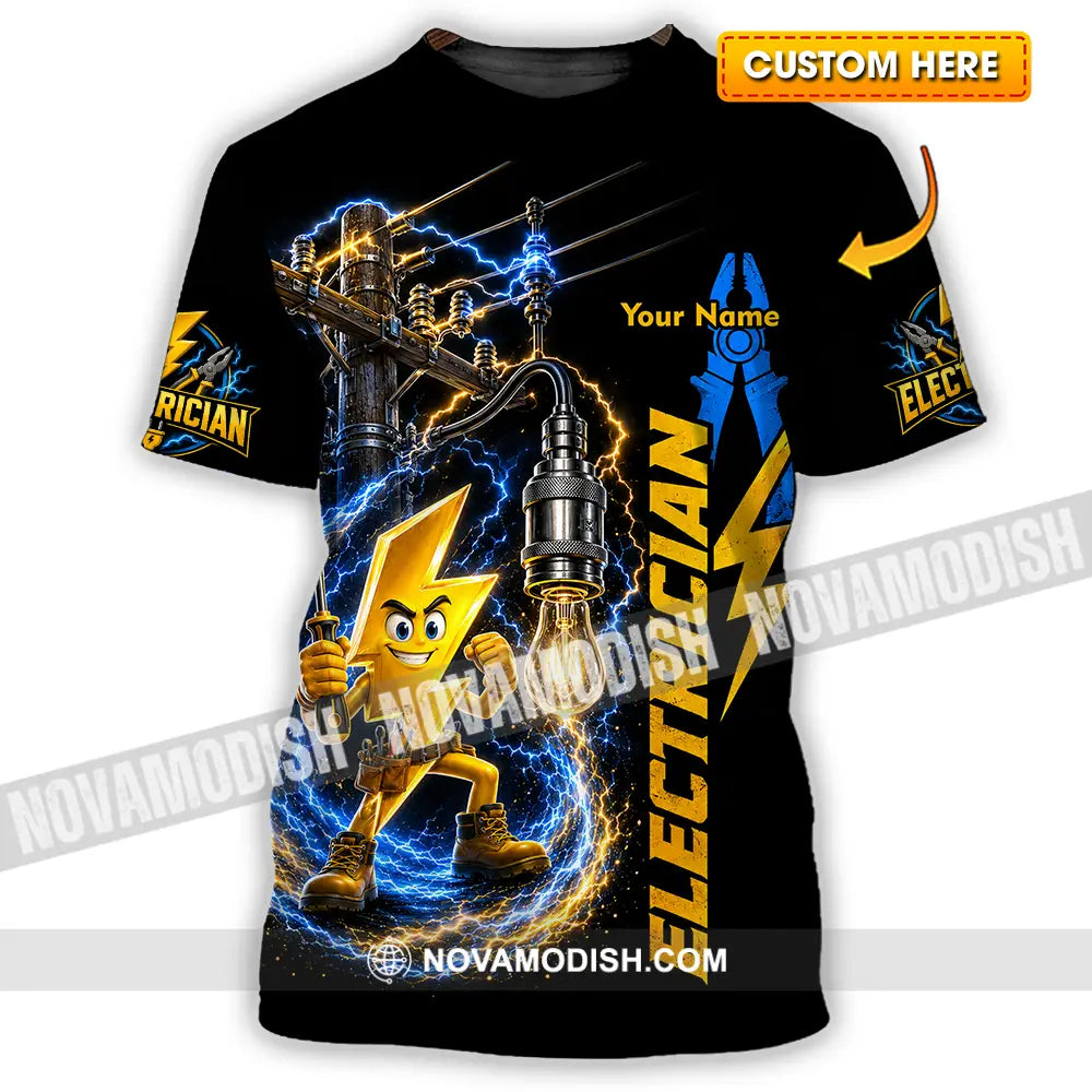 Unisex Shirt - Custom Electrician Shirt - T-shirt