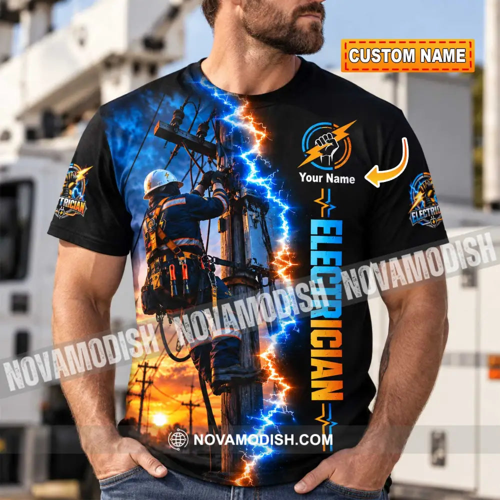 Unisex Shirt - Custom Electrician Shirt - T-shirt