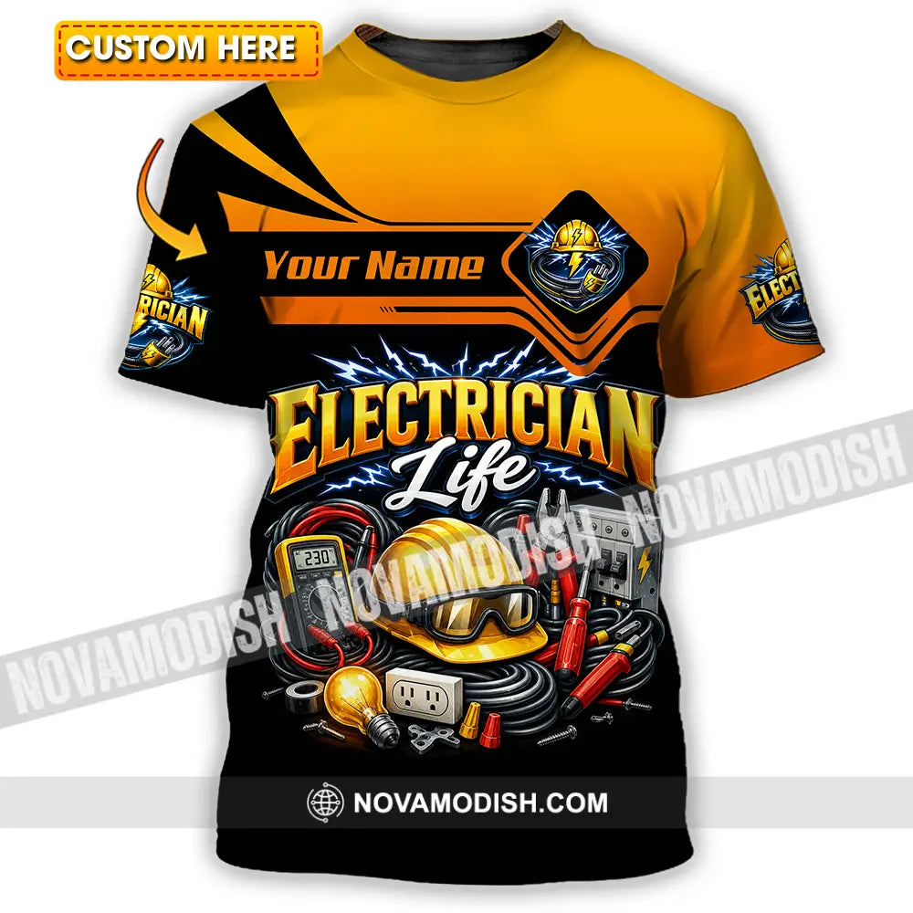 Unisex Shirt - Custom Electrician Shirt - T-shirt