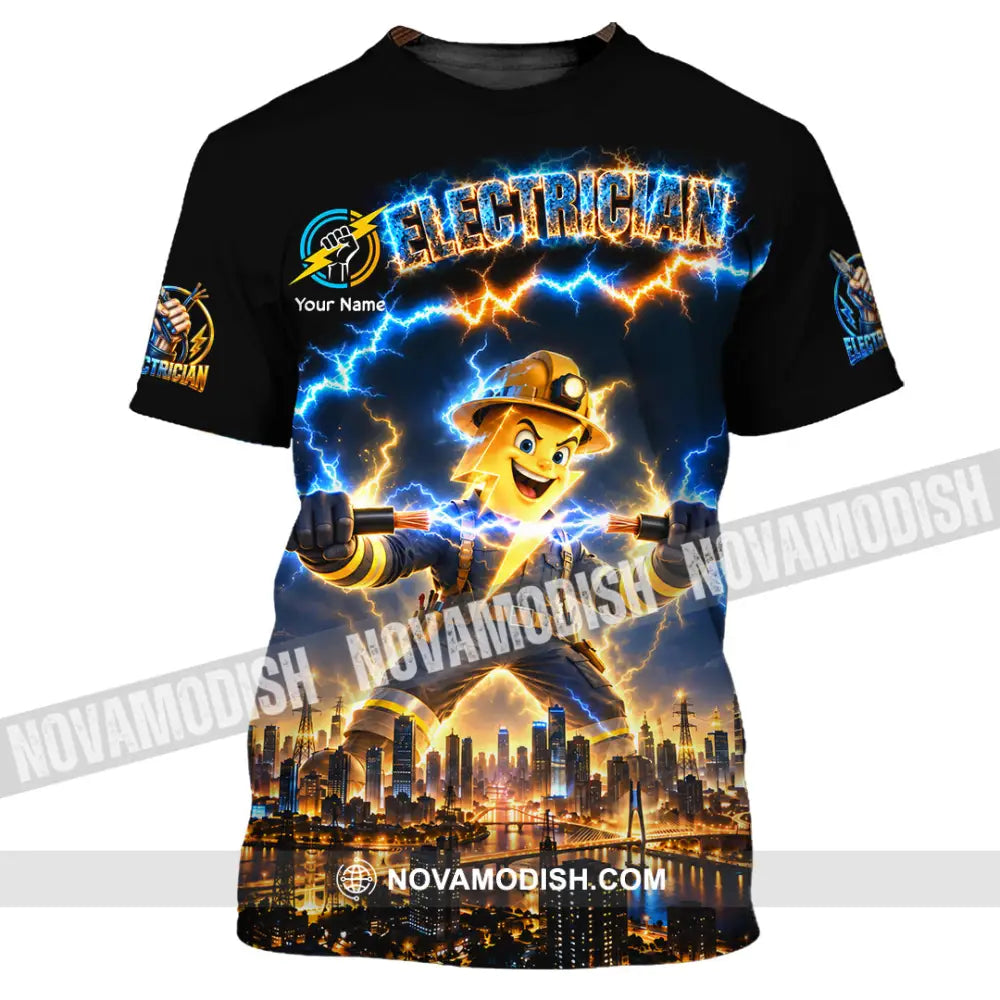 Unisex Shirt - Custom Electrician Shirt - T-Shirt / S - T-shirt