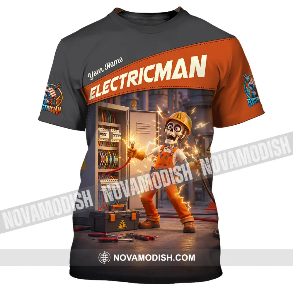 Unisex Shirt - Custom Electrician Shirt - T-Shirt / S - T-shirt
