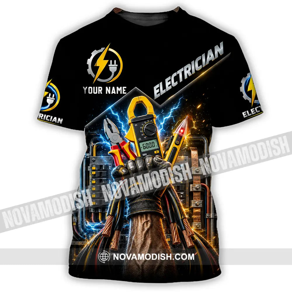 Unisex Shirt - Custom Electrician Shirt - T-Shirt / S - T-shirt