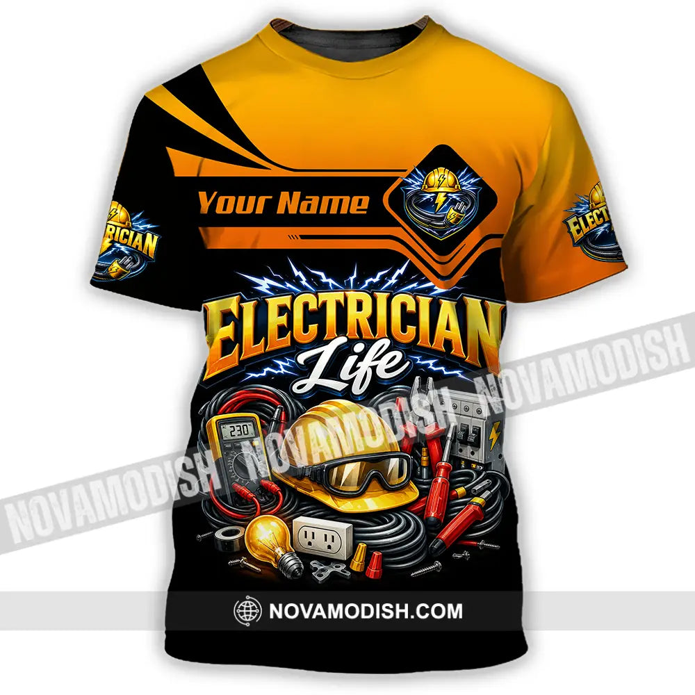 Unisex Shirt - Custom Electrician Shirt - T-Shirt / S - T-shirt