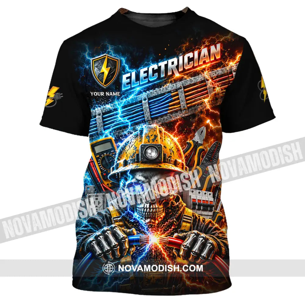 Unisex Shirt - Custom Electrician Shirt - T-Shirt / S - T-shirt