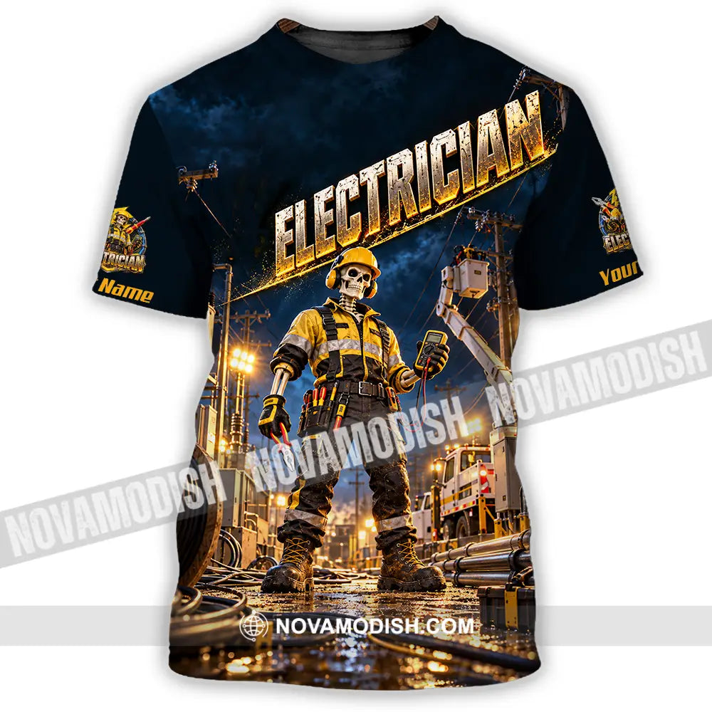 Unisex Shirt - Custom Electrician Shirt - T-Shirt / S - T-shirt