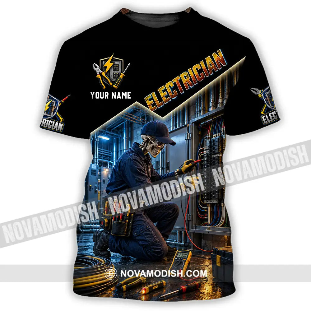 Unisex Shirt - Custom Electrician Shirt - T-Shirt / S - T-shirt