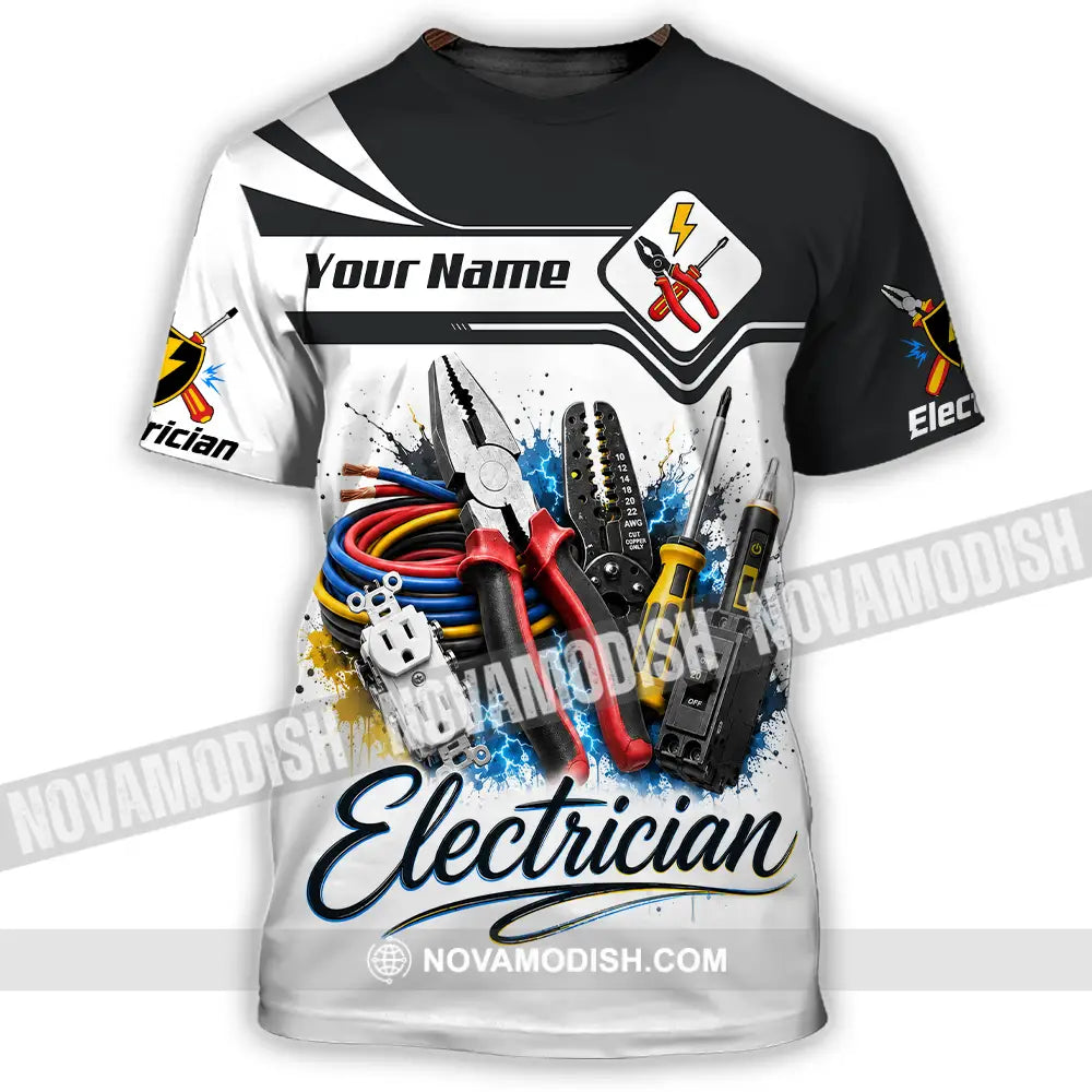 Unisex Shirt - Custom Electrician Shirt - T-Shirt / S - T-shirt