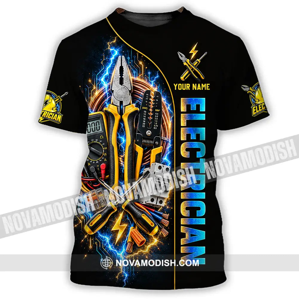Unisex Shirt - Custom Electrician Shirt - T-Shirt / S - T-shirt