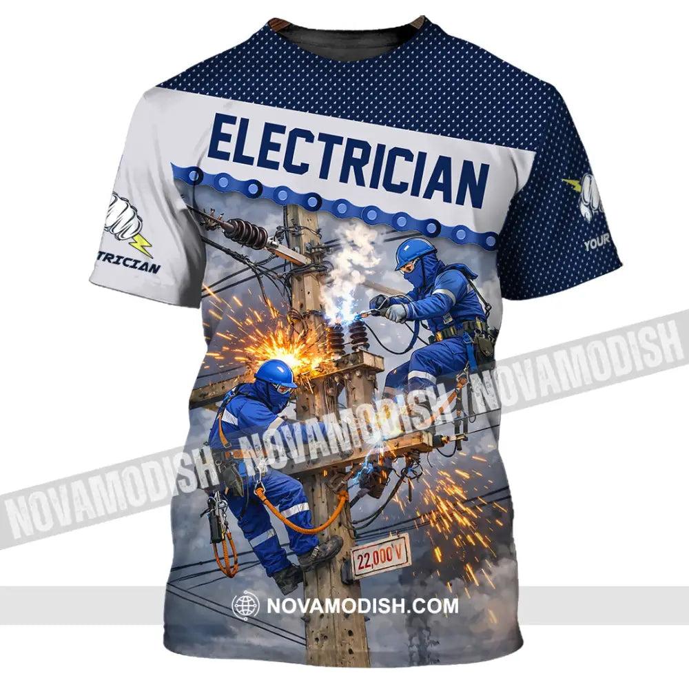 Unisex Shirt - Custom Electrician Shirt - T-Shirt / S - T-shirt