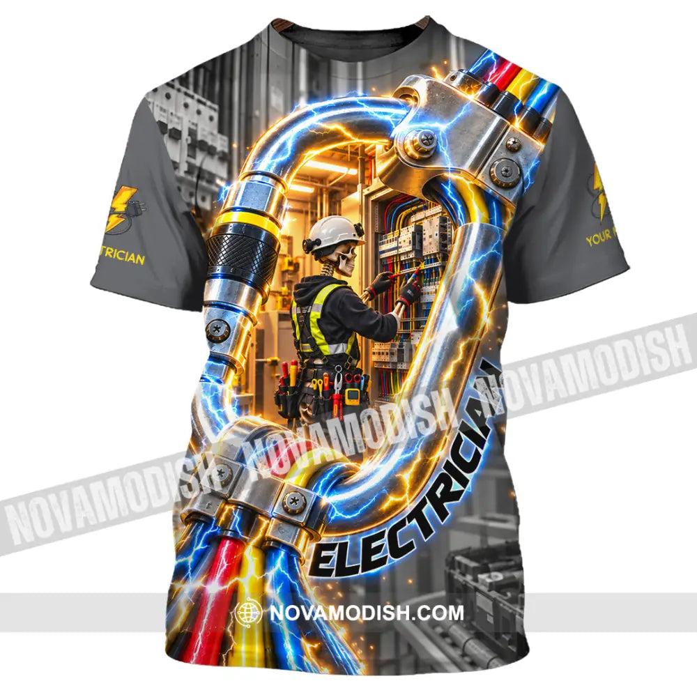 Unisex Shirt - Custom Electrician Shirt - T-Shirt / S - T-shirt