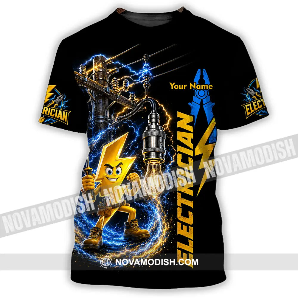 Unisex Shirt - Custom Electrician Shirt - T-Shirt / S - T-shirt