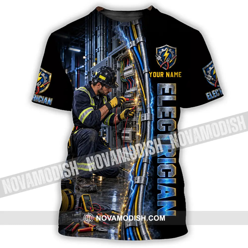 Unisex Shirt - Custom Electrician Shirt - T-Shirt / S - T-shirt