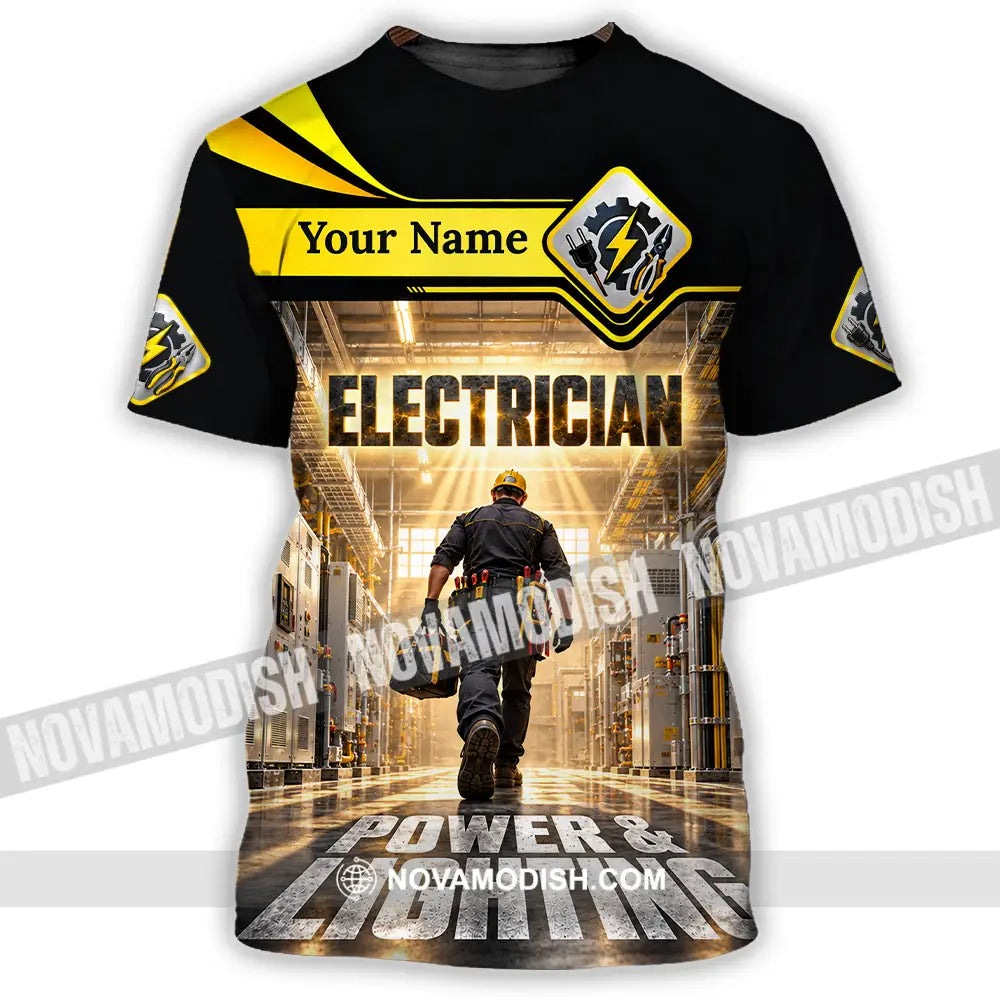 Unisex Shirt - Custom Electrician Shirt - T-Shirt / S - T-shirt