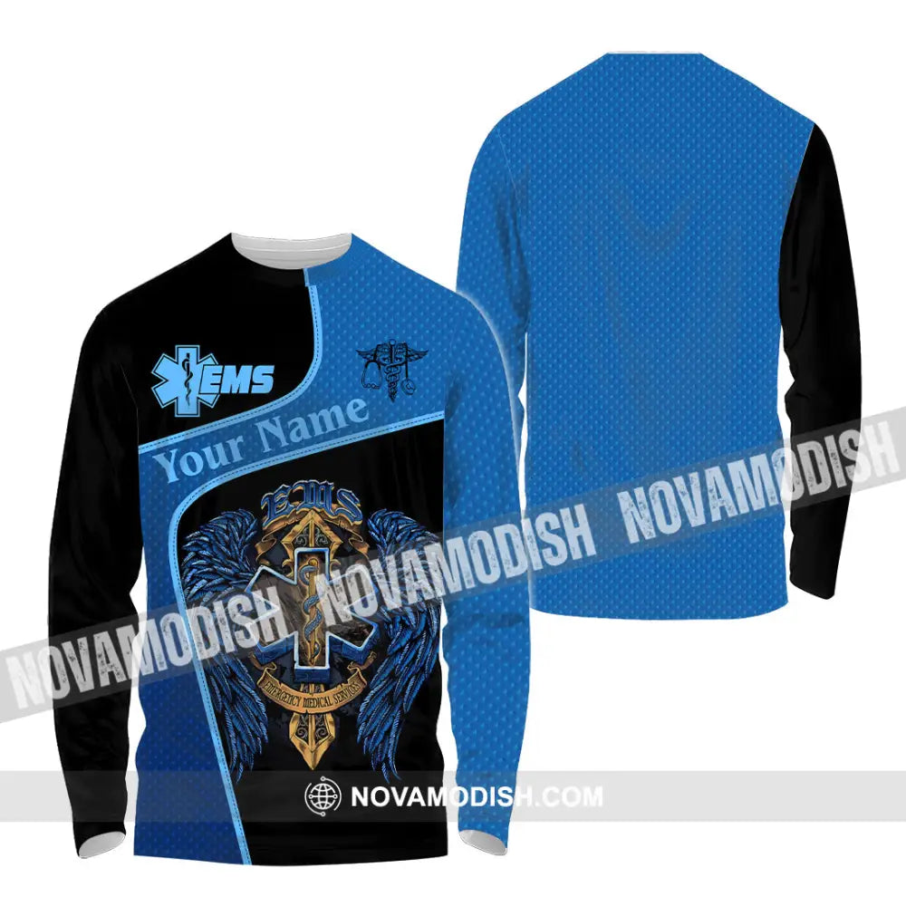 Unisex Shirt - Custom EMS Shirt - Long Sleeve Shirt / S - T-shirt