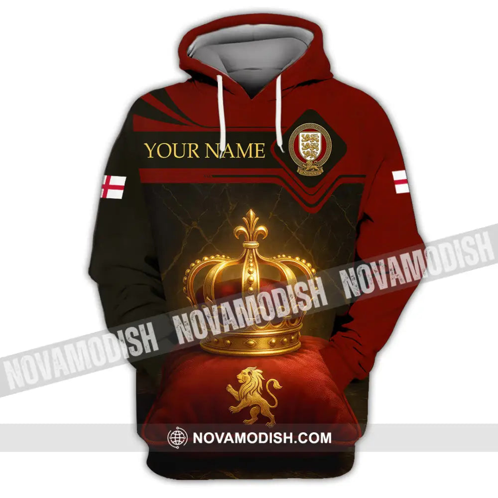 Unisex Shirt - Custom England 3D Shirt Hoodie / S T-shirt