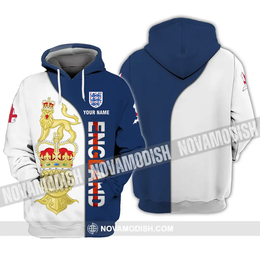 Unisex Shirt - Custom England 3D Shirt Hoodie / S T-shirt
