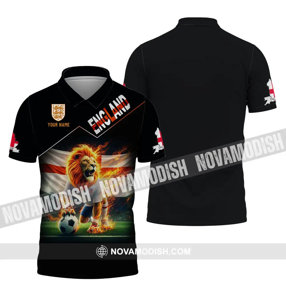 Unisex Shirt - Custom England 3D Shirt Polo Shirt / S T-shirt