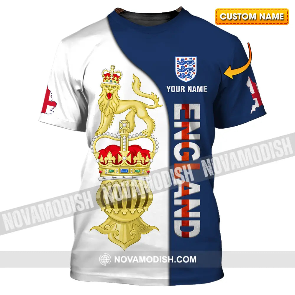 Unisex Shirt - Custom England 3D Shirt T-shirt