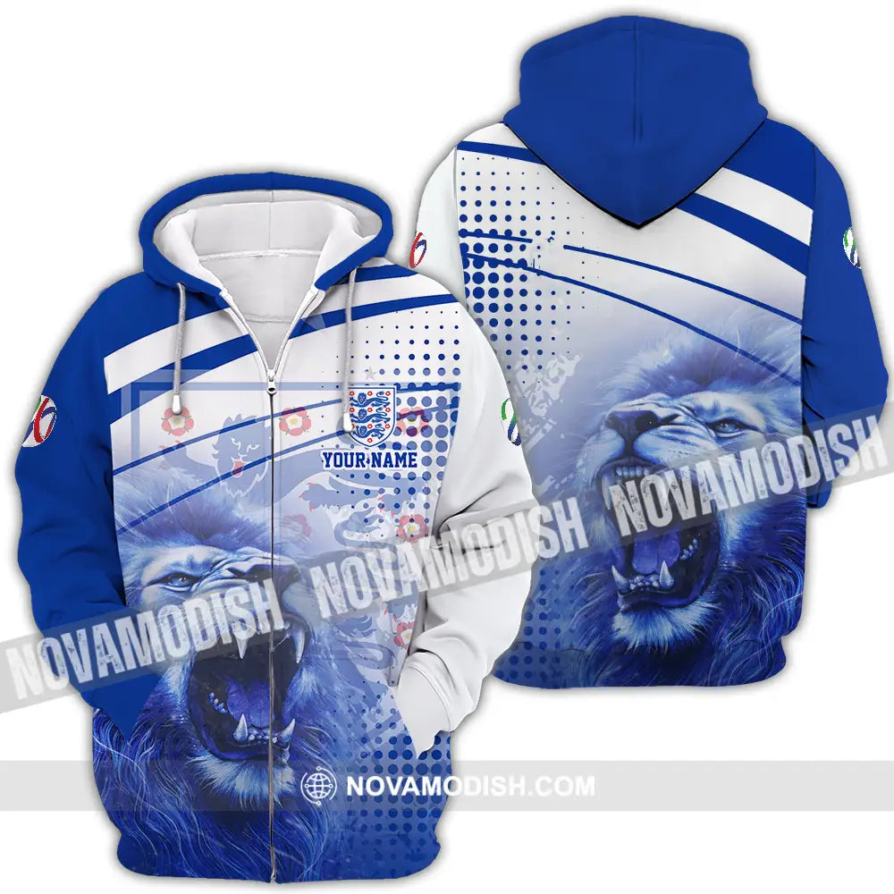 Unisex Shirt - Custom England 3D Shirt Zipper Hoodie / S T-shirt
