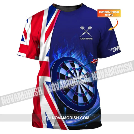 Unisex Shirt Custom England Darts Polo Hoodie Team T-Shirt Gift For Players / S