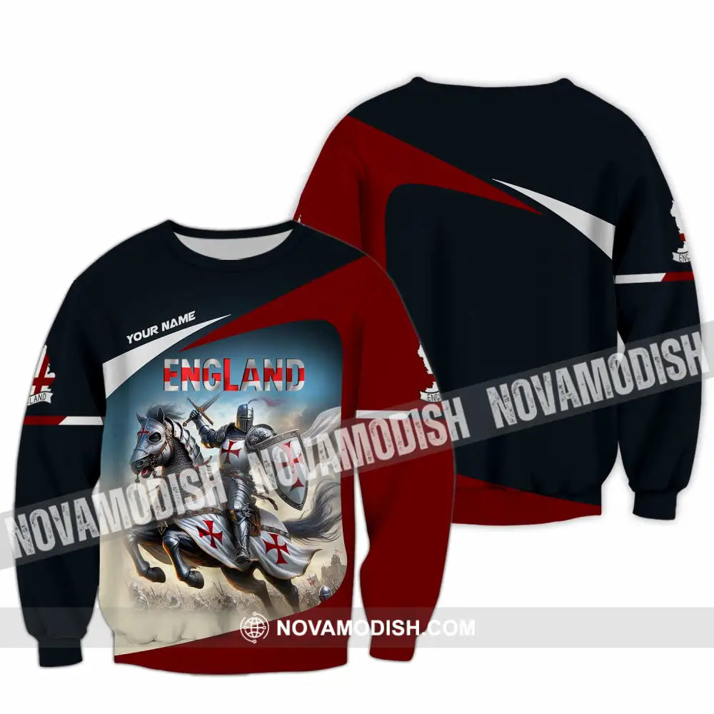 Unisex Shirt - Custom England Forever Shirt Long Sleeve / S T-shirt