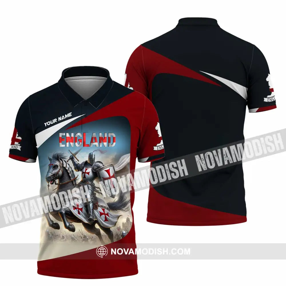 Unisex Shirt - Custom England Forever Shirt Polo Shirt / S T-shirt