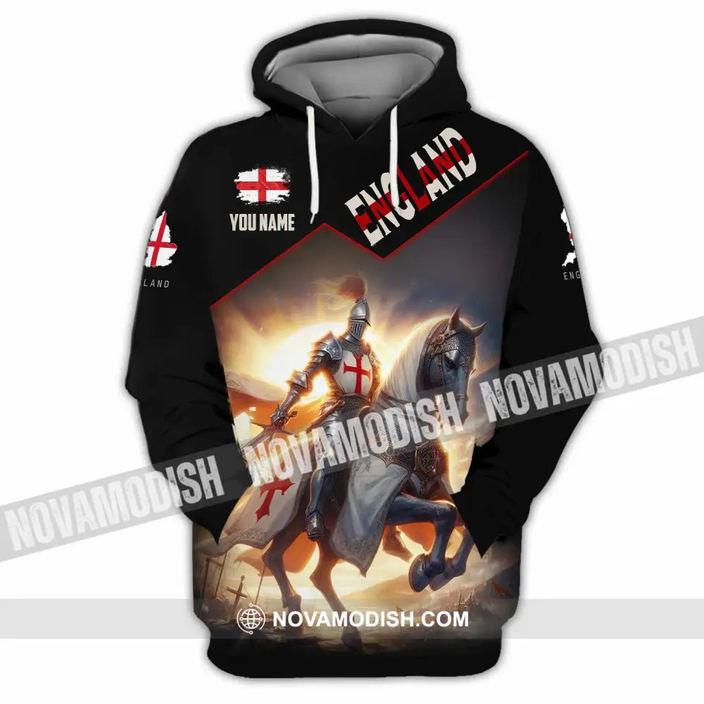 Unisex Shirt - Custom England Shirt Hoodie / S T-shirt