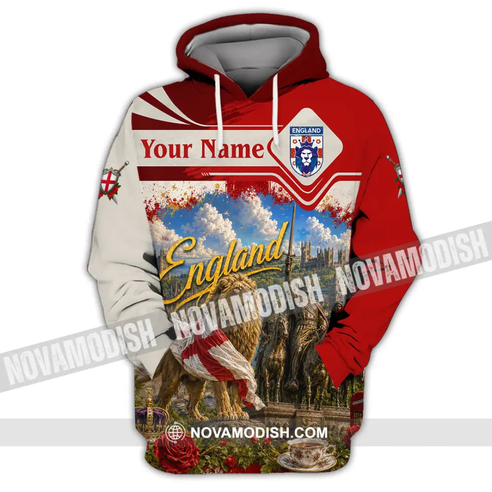 Unisex Shirt - Custom England Shirt - Hoodie / S - T-shirt
