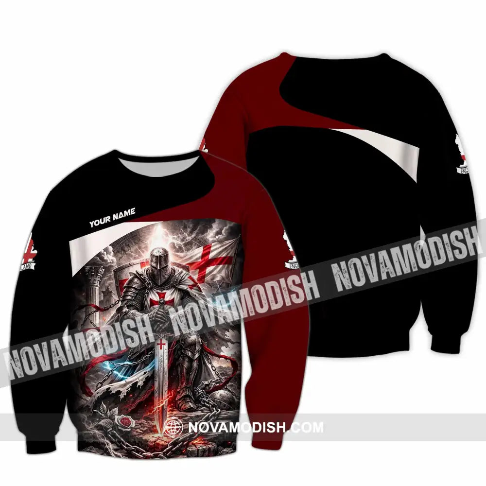 Unisex Shirt - Custom England Shirt - Long Sleeve / S - T-shirt