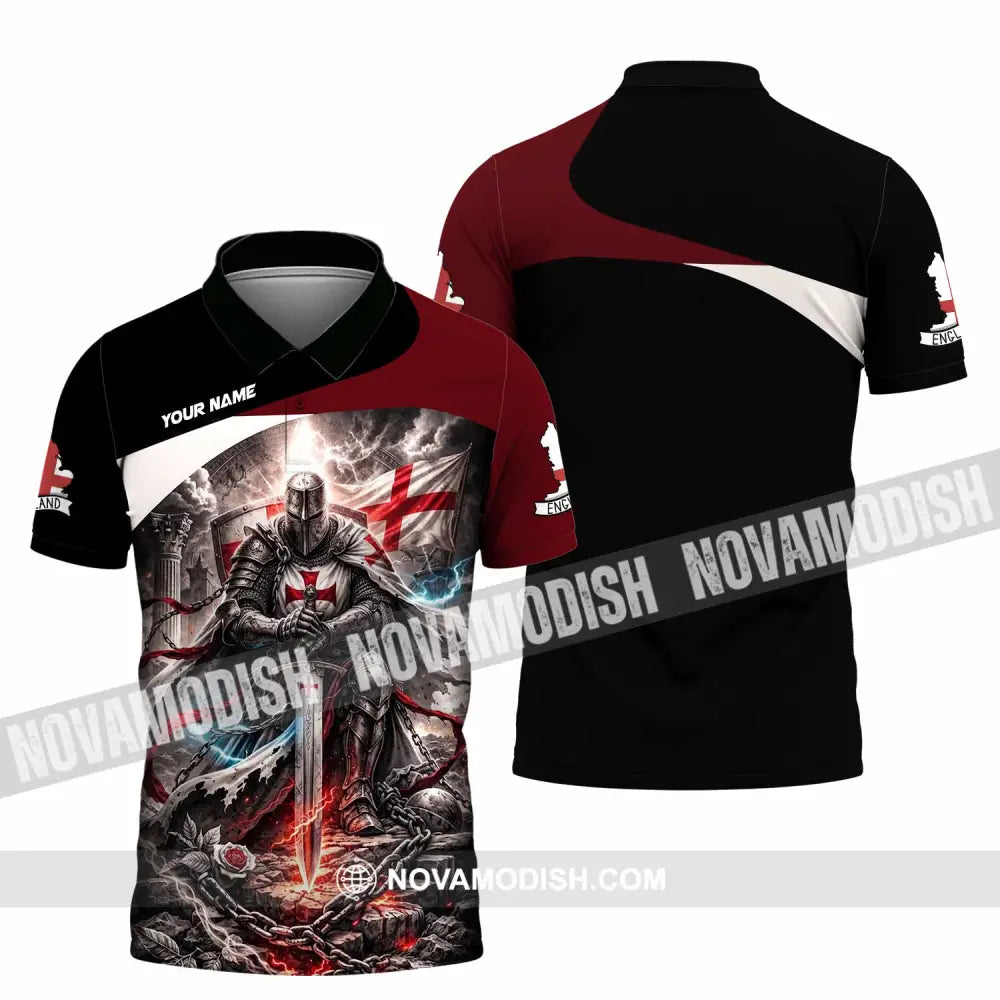 Unisex Shirt - Custom England Shirt - Polo Shirt / S - T-shirt