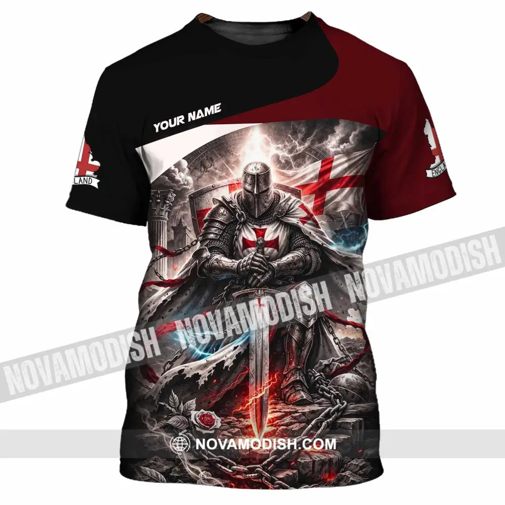 Unisex Shirt - Custom England Shirt - T-Shirt / S - T-shirt